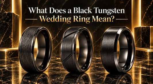 What Does a Black Tungsten Wedding Ring Mean?