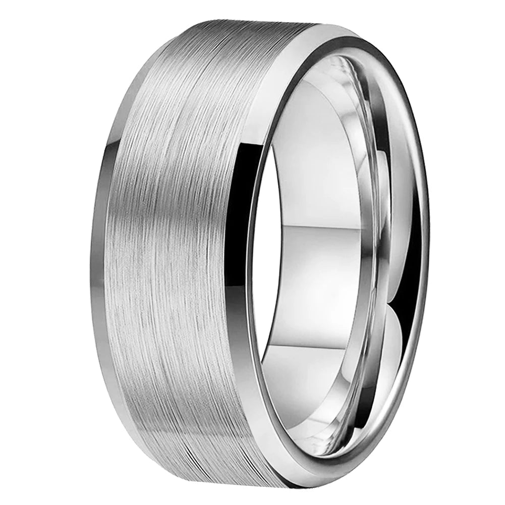 10mm Tungsten Wedding Ring 