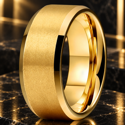 12mm Matte Tungsten Carbide Ring