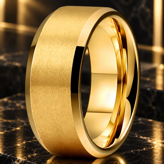 12mm Matte Tungsten Carbide Ring
