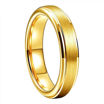 4mm Brushed Tungsten Carbide Ring — The Reed