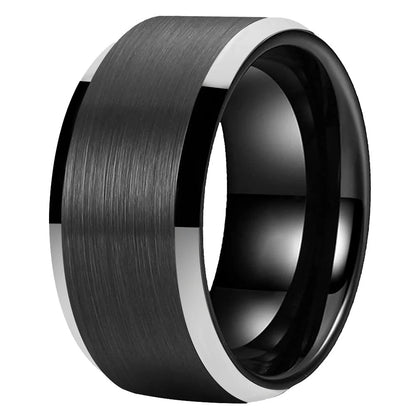 Matte Black Tungsten  wedding Ring