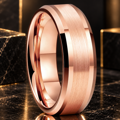 Polished Tungsten Wedding Band