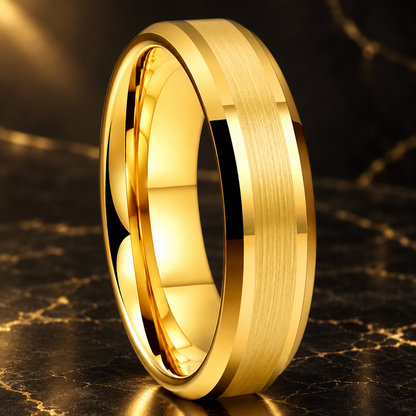 Polished Tungsten Wedding Band