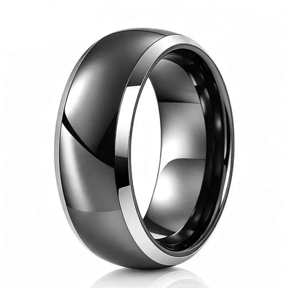 8mm Tungsten Carbide Wedding Band