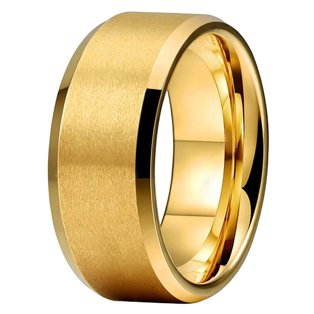 12mm Matte Tungsten Carbide Ring