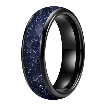 Tungsten Galaxy Ring