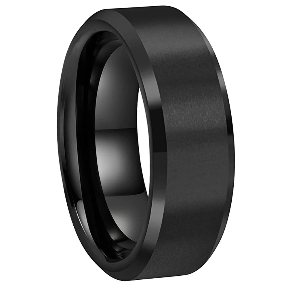 Tungsten Carbide Satin Wedding Band