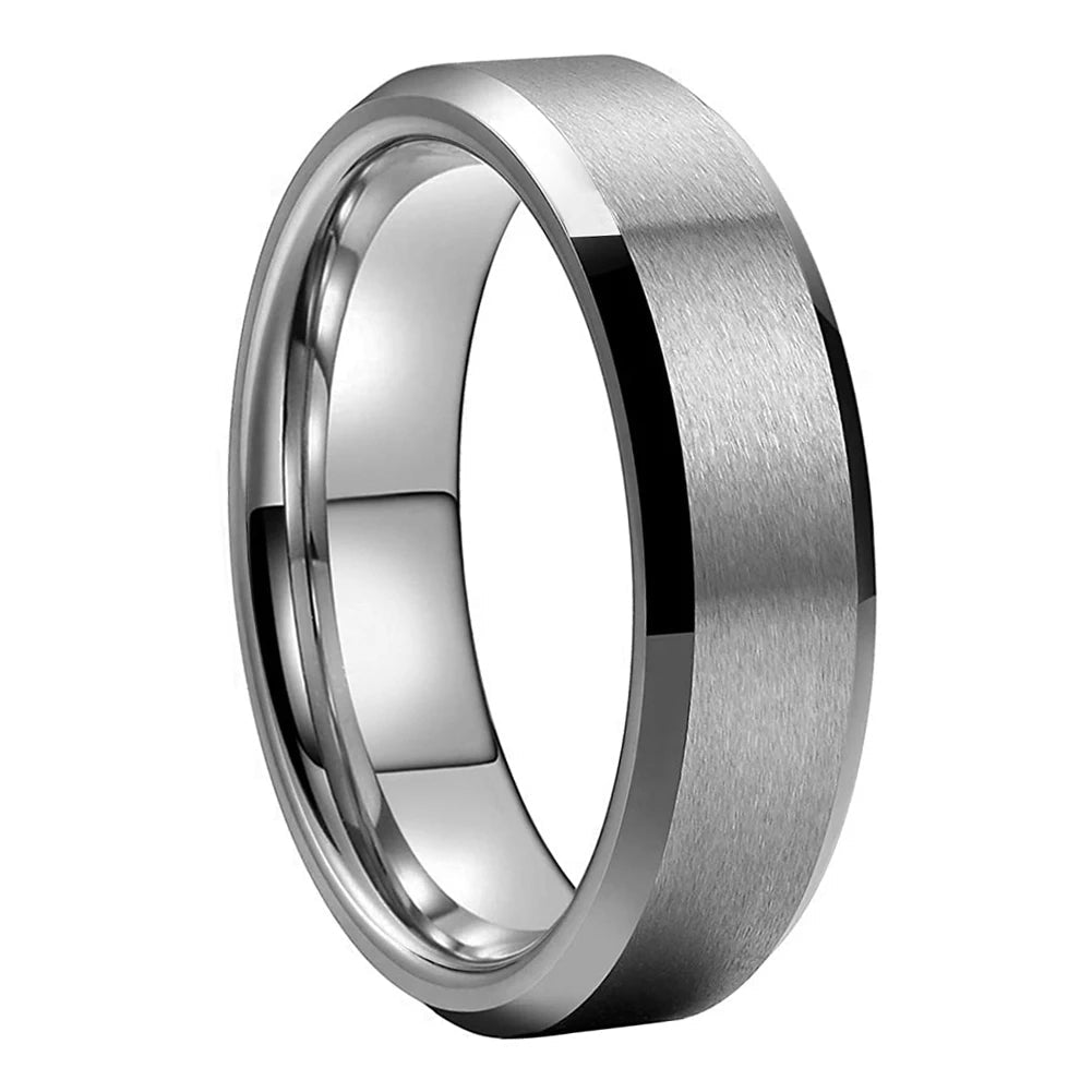 Tungsten Carbide Satin Wedding Band