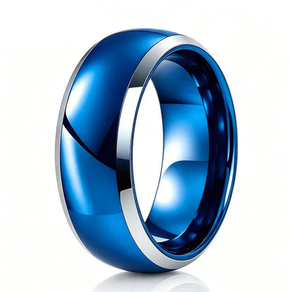 8mm Tungsten Carbide Wedding Band