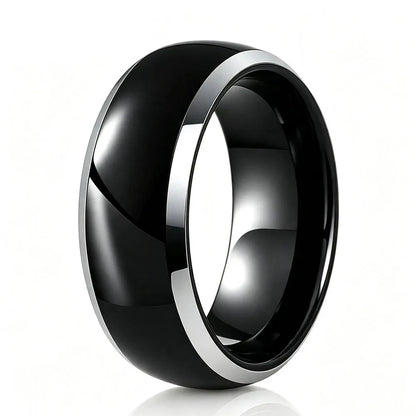 8mm Tungsten Carbide Wedding Band