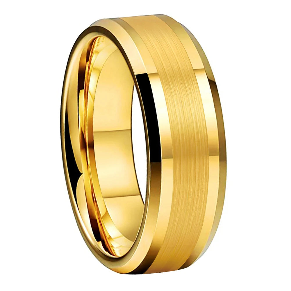 Polished Tungsten Wedding Band