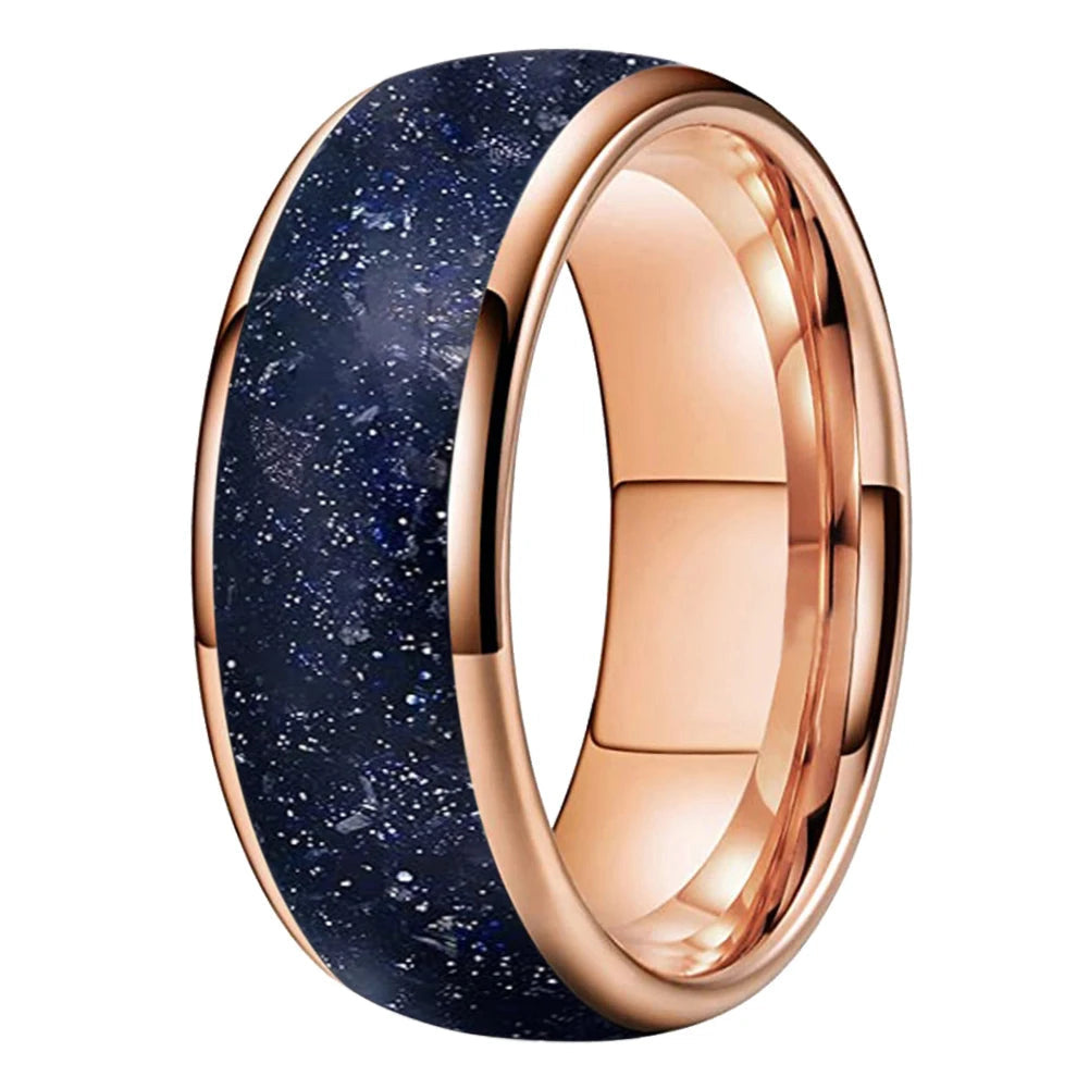 Tungsten Galaxy Ring