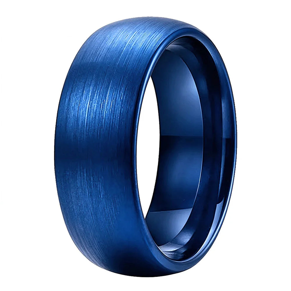 Men’s Blue Tungsten Wedding Ring