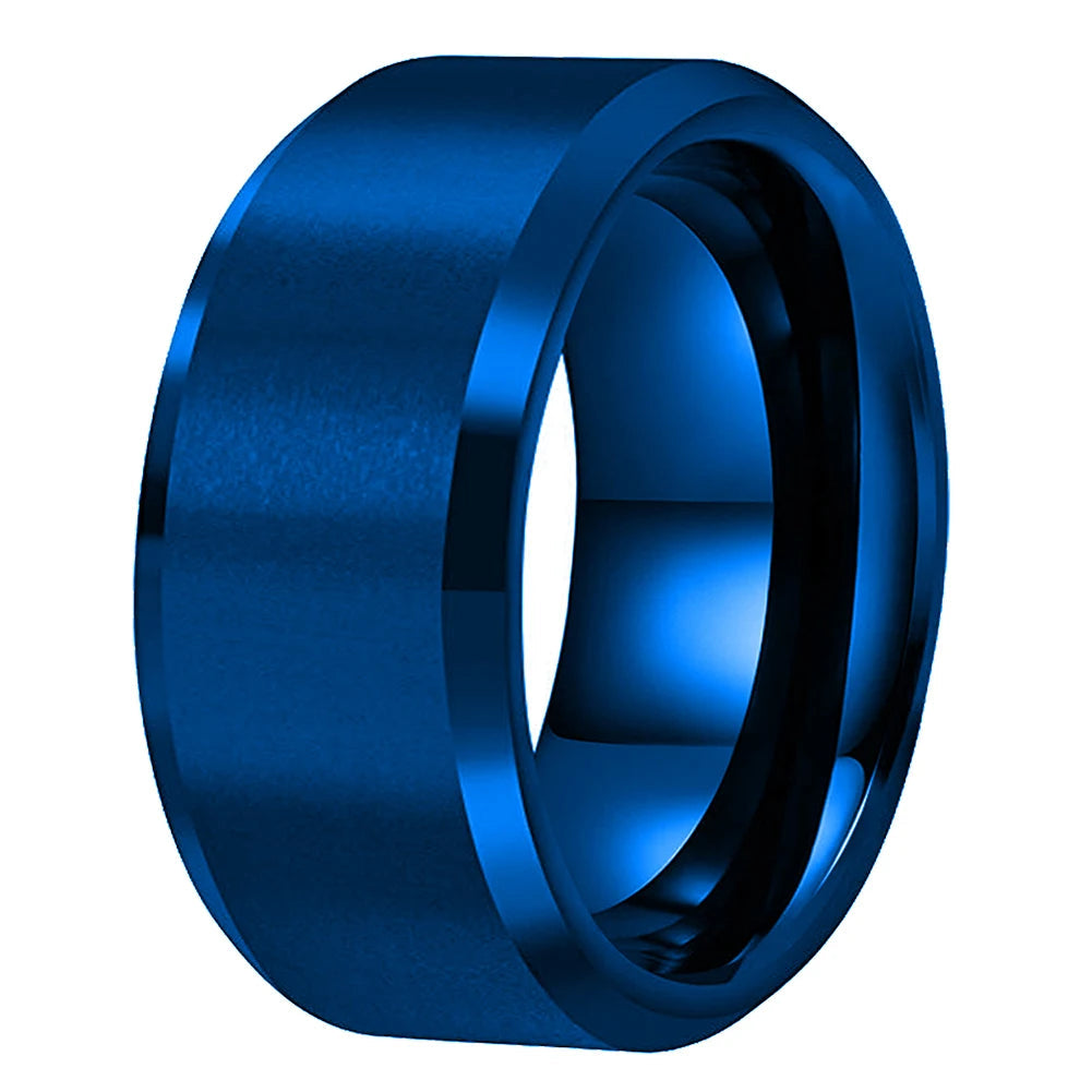 12mm Matte Tungsten Carbide Ring