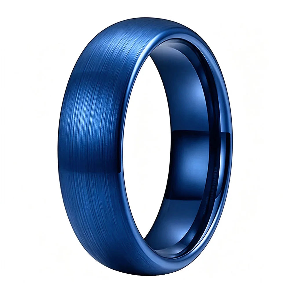 Men’s Blue Tungsten Wedding Ring 