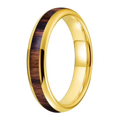 4mm Tungsten Wood Ring