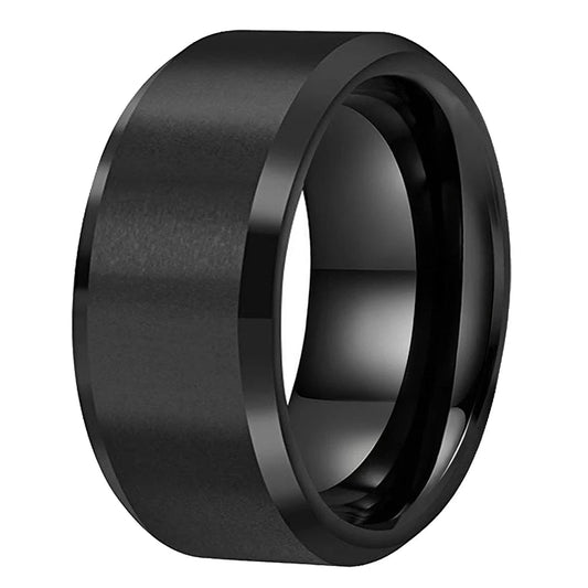 12mm Matte Tungsten Carbide Ring