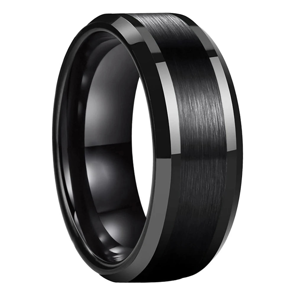Polished Tungsten Wedding Band