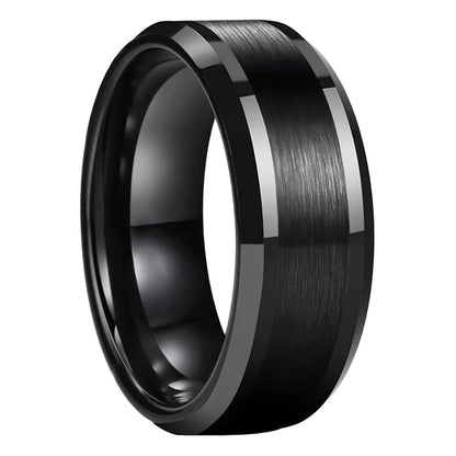 Polished Tungsten Wedding Band