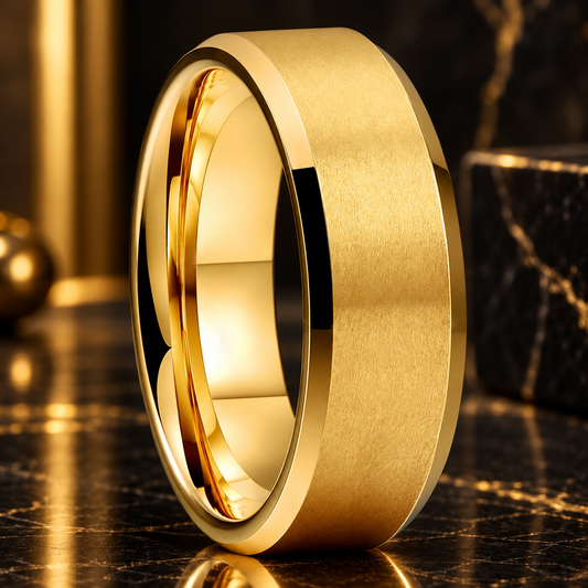 Tungsten Carbide Satin Wedding Band