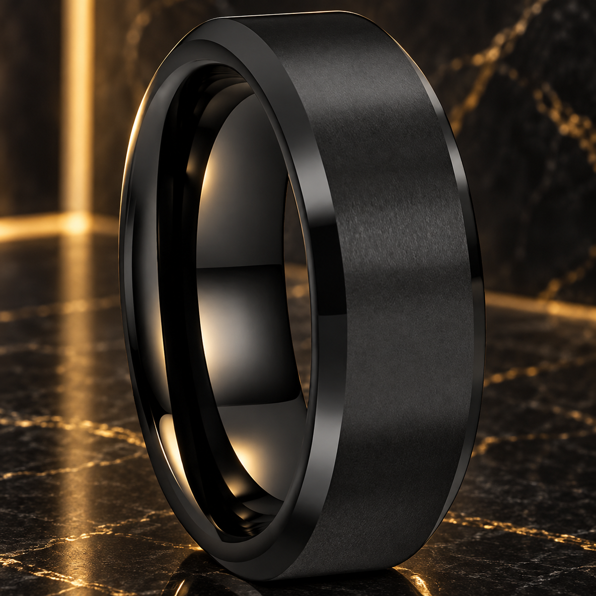 Tungsten Carbide Satin Wedding Band