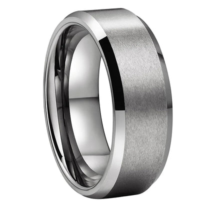 Tungsten Carbide Satin Wedding Band