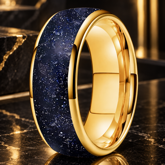 Tungsten Galaxy Ring