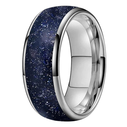 Tungsten Galaxy Ring