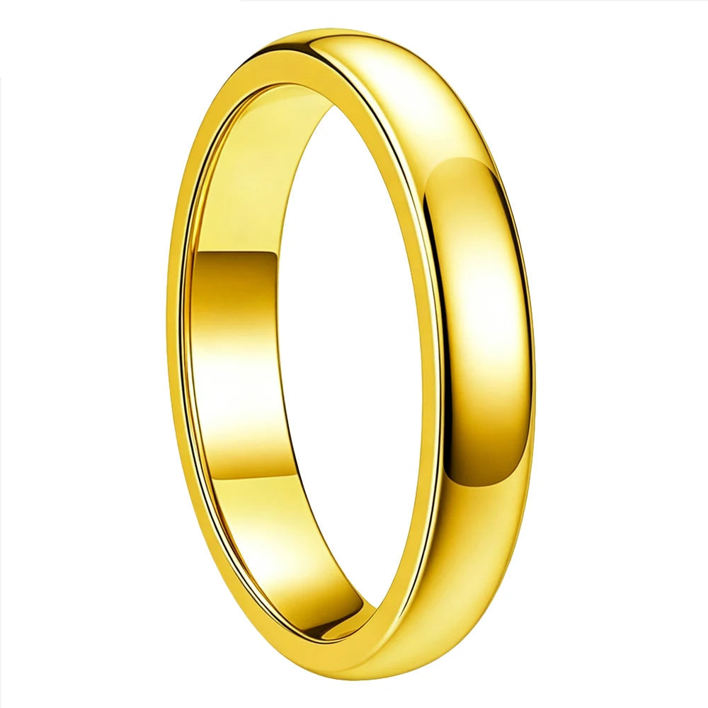 Women's Gold Tungsten Carbide Ring 