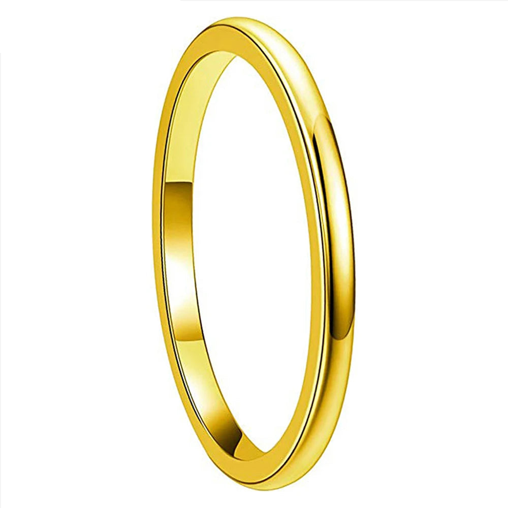 Women's Gold Tungsten Carbide Ring 